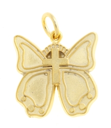 New Life Butterfly, Gold Tone